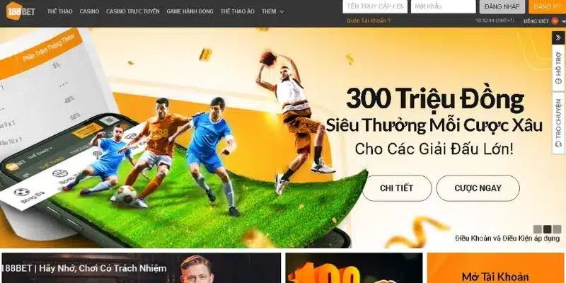 Cá cược hợp pháp 188Bet Nhà cái chắc chắn là một điểm đến lý tưởng cho người chơi cá cược