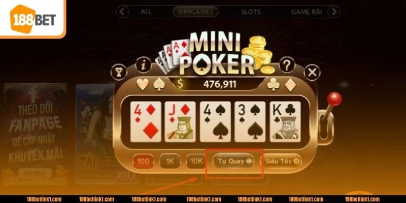 Game Mini Poker Là Gì? Mẹo Chơi Cho Tân Thủ 188BET Game Mini Poker là tựa game thịnh hành tại 188 BET.