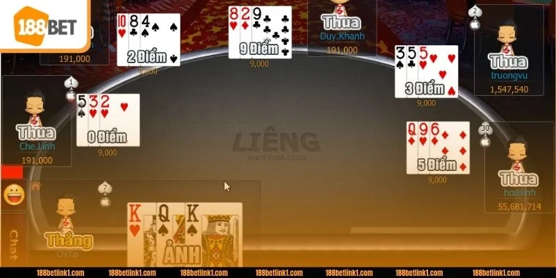 Chơi Liêng tại 188BET để thắng lớn cần có kỹ năng phán đoán khôn ngoan.